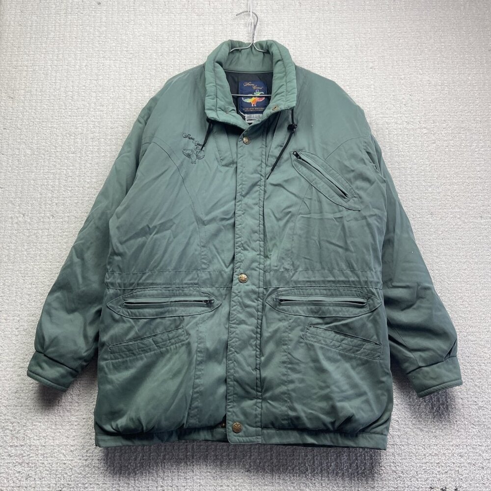 VTG Canada Goose “Snow Goose” Down Parka Jacket Military Green Men Sz M